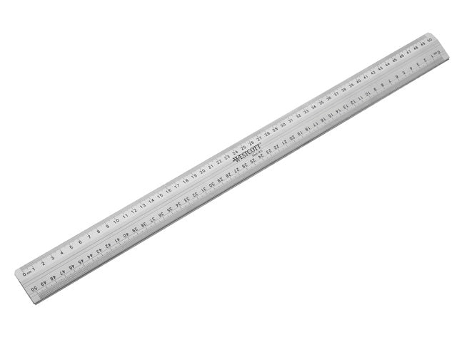 Snijliniaal Westcott 50cm mit Anti-Rutsch