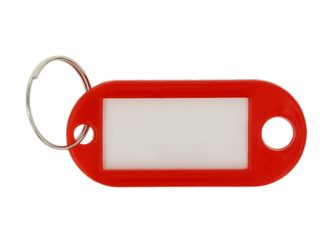 Sleutelhanger Westcott rot 100st. In Ordnung. Mit verwisselbaarer Etikette.