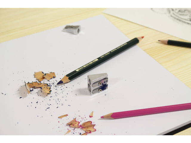 Puntenslijper Westcott aluminium dubbele kegelvorm