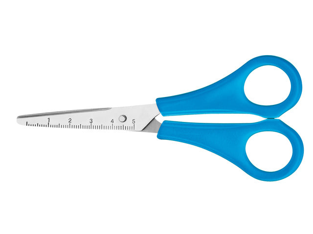 Schaar Westcott Kids 13cm Spitse Punt RH blauw