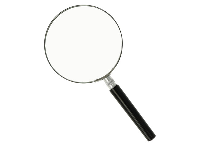Handloep Westcott 90mm vergroot 2x zwart/zilver