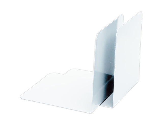Boekensteun Alco 85x140x140mm metaal 2 stuks in doos wit