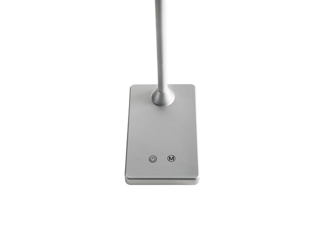 Bureaulamp Alco zilver LED 230v 6W dimbaar 43cm