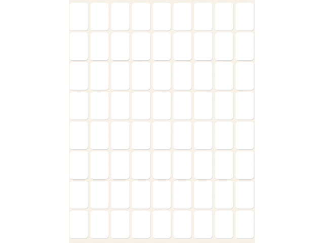 Etiketten-Zweckform 18 x 12 mm mit 1800 Etiketten