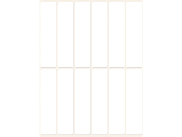 Etiketten-Zweckform, 76 x 19 mm, mit 324 Etiketten