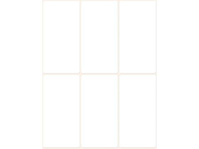 Etiketten-Zweckform, 76 x 39 mm, mit 192 Etiketten