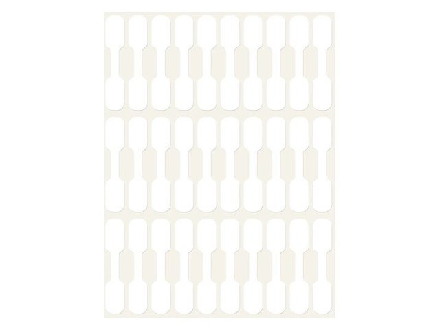 Halteretikett Zweckform 54x11mm mit Packung mit 924 Etiketten