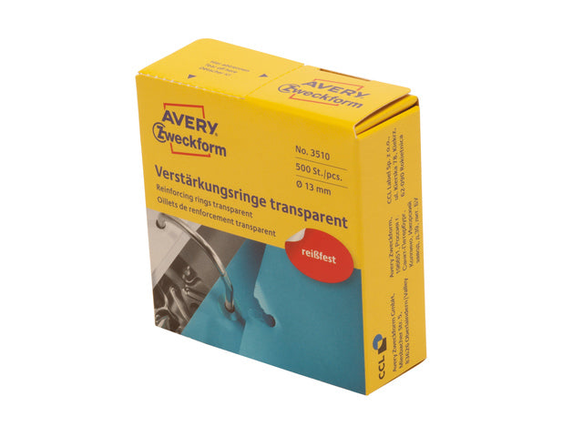 Verpackungsringe Zweckform 13mm 500 Stück transparent