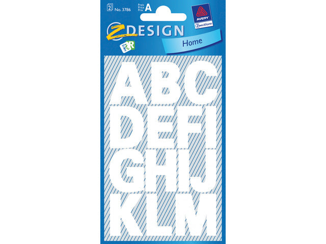 Letteretiket Z-Design Home Paket mit 2 Wasserfarben und Weiß