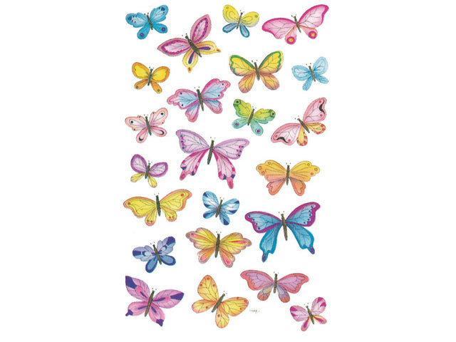 papieretiket Z-design Creative pakje a 3 vel vlinders