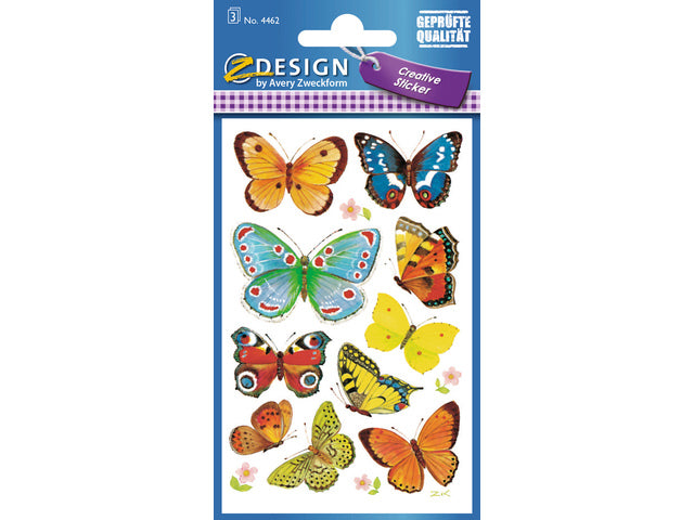 Papieraufkleber Z-Design Creative, Paket mit 3 Blättern