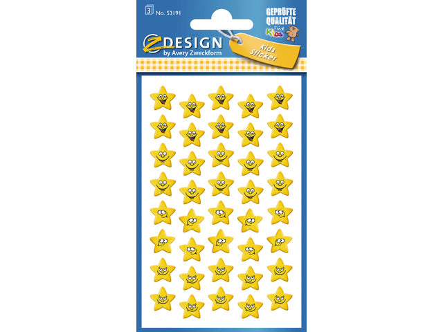 Papieraufkleber Z-Design Kids, 3-teilig