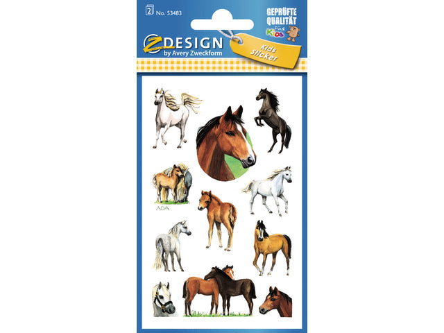 Papieraufkleber Z-Design Kids, 2 Stück