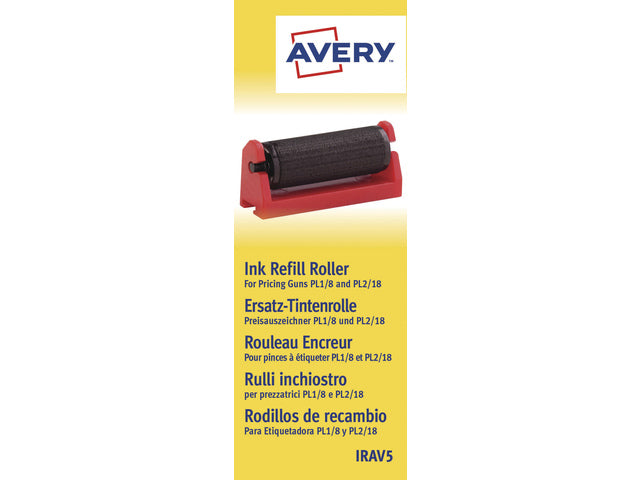 inktrol voor prijstang Avery PL1/8 en PL2/18 5 stuks