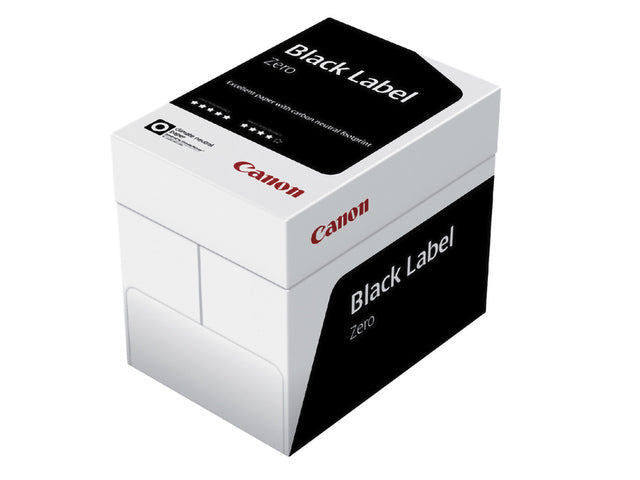 Kopieerpapier Canon Zwart label Zero A3 80gr pak 500vel doos a 5 pak