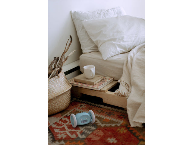 Wekker Clocky blauw