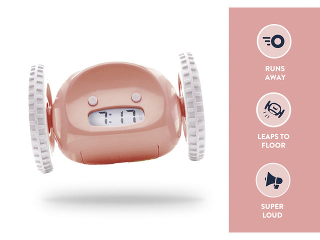 Wekker Clocky roze