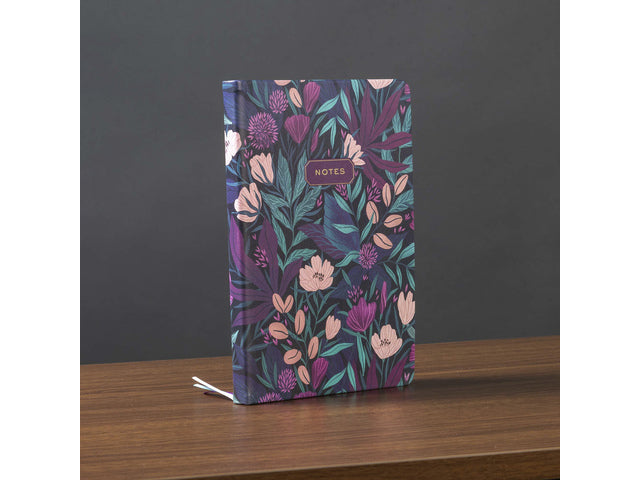 Notitieboek Èccolo Tropical Floral lijn ca.15x20cm 80gr. 256 pag.
