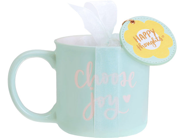 Giftset Èccolo DL mok 580ml en sleutelhanger Choose Joy