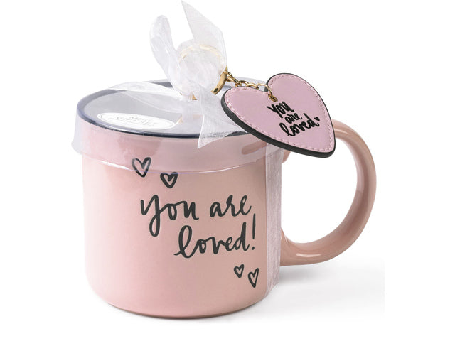 Geschenkset Èccolo DL mok 580ml und Schlüsselanhänger You are Loved