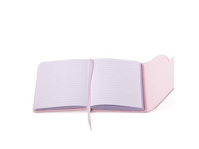 Notitieboek Èccolo DL Heart envelop light pink lijn ca. 13x18cm 80gr. 256pag.