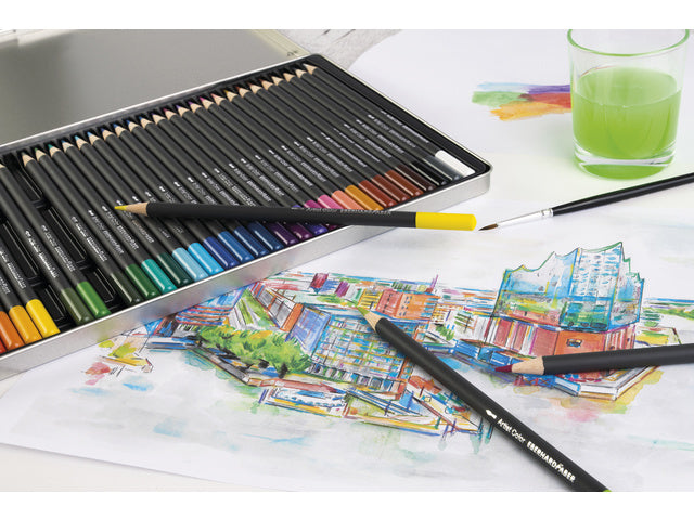 Aquarelpotlood Eberhard Faber Artist Color Metalletui mit 36 Stück