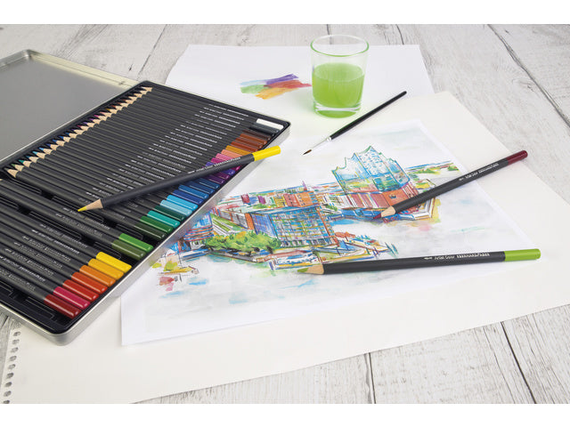 Aquarelpotlood Eberhard Faber Artist Color Metalletui mit 36 Stück