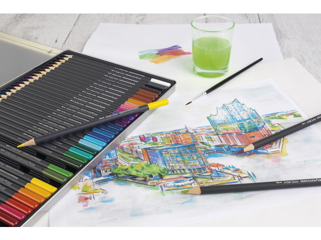 Aquarelpotlood Eberhard Faber Artist Color Metalletui mit 36 Stück