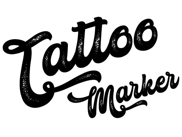 Tattoostift Eberhard Faber 4 stuks, 4 kleuren rood, bruin, zwart en blauw