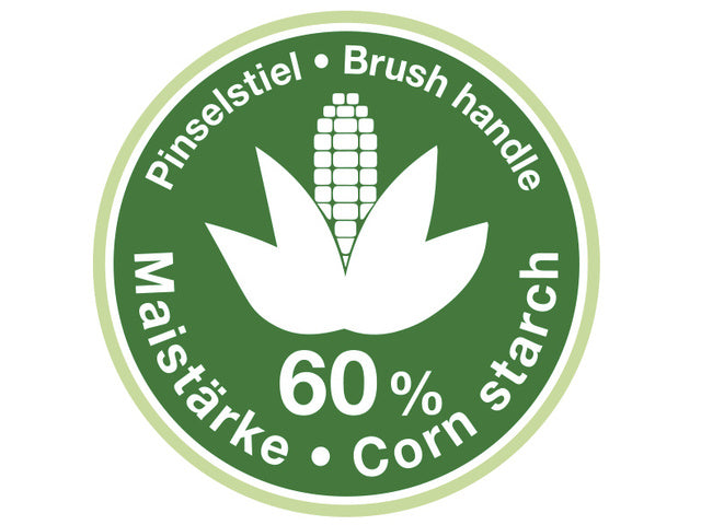 Penselenset Eberhard Faber Green Gewinner 4. Platz. Fijn 0,1,2 und 4, synthetisches Haar und Handvat