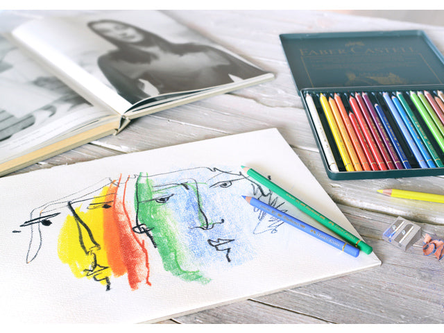 Buntes Faber-Castell Polychromos-Etui mit 24 Stück