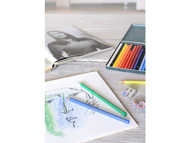 Buntes Faber-Castell Polychromos-Etui mit 24 Stück