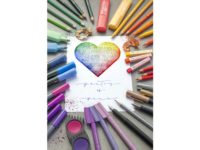 Buntes Faber-Castell Polychromos-Etui mit 24 Stück