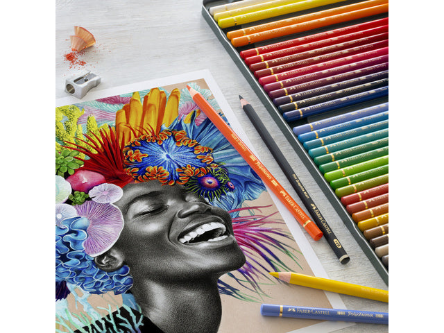 Buntes Faber-Castell Polychromos-Etui mit 36 Stück
