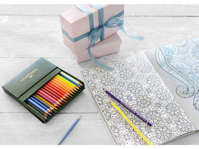 Buntes Faber-Castell Polychromos Studiobox mit 36 Stück