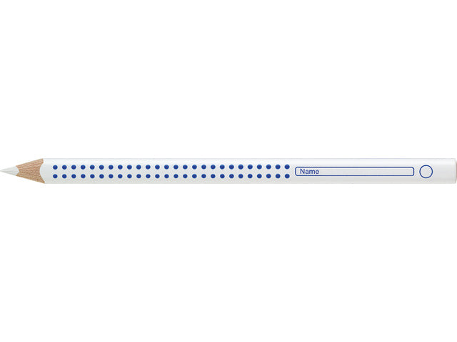 Kleurpotlood Faber-Castell Jumbo GRIP "H&T" wit