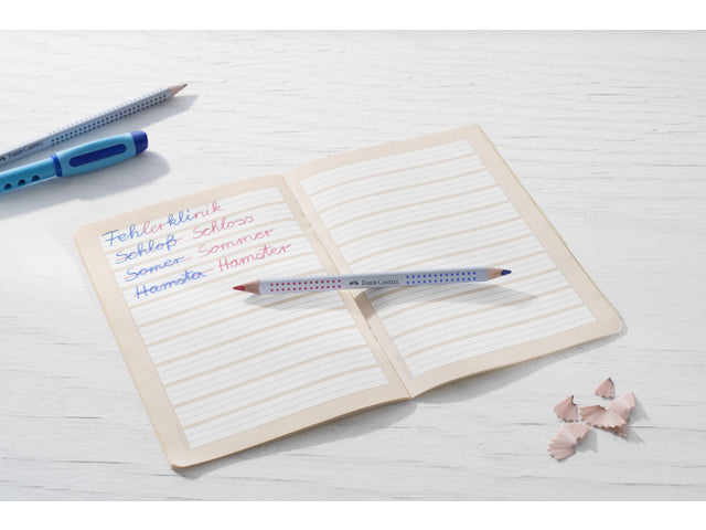 Farbenfrohes Faber-Castell Jumbo Grip Bicolor