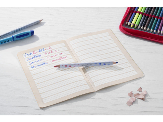 Farbenfrohes Faber-Castell Jumbo Grip Bicolor