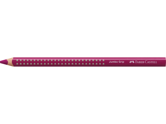 Kleurpotlood Faber-Castell Jumbo GRIP 25 magentafarbene Paare
