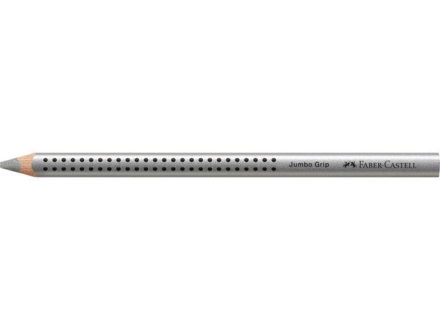 Kleurpotlood Faber-Castell Jumbo GRIP 82 zilver