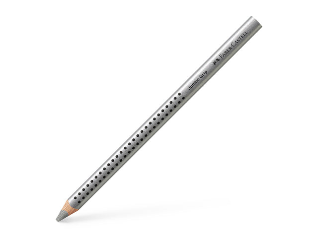 Kleurpotlood Faber-Castell Jumbo GRIP 82 zilver