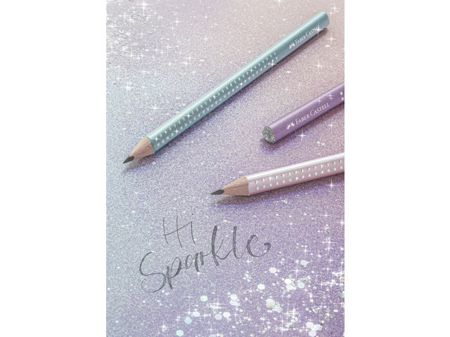Potlood Faber-Castell Jumbo grip Sparkle violet metallic