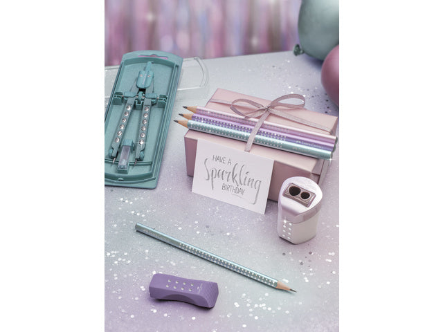 Potlood Faber-Castell Jumbo grip Sparkle violet metallic
