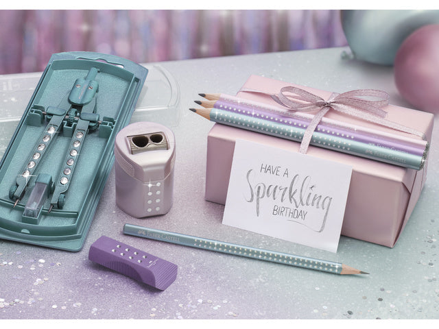 Potlood Faber-Castell Jumbo grip Sparkle violet metallic