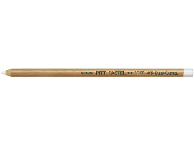 Pastellpotlood Faber-Castell Pitt zacht wit