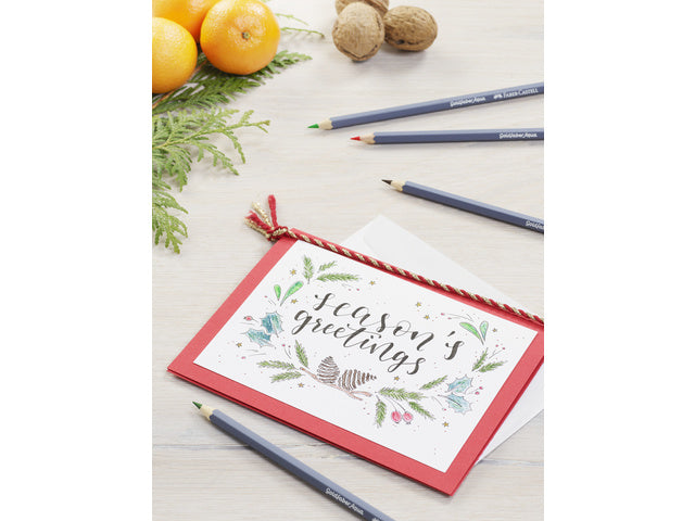 Aquarelkleurpotlood Faber-Castell Goldfaber-Etui 12 Stück