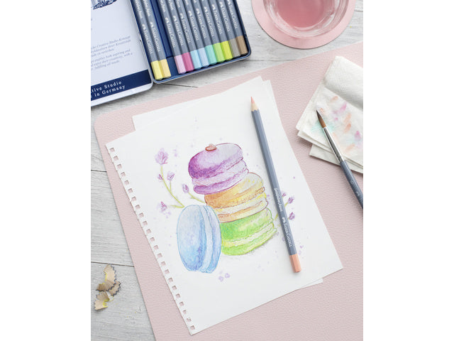Aquarelkleurpotlood Faber-Castell Goldfaber 147 lichtblauw