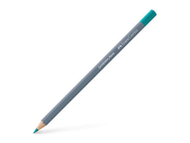 Aquarelkleurpotlood Faber-Castell Goldfaber 156 kobaltgroen