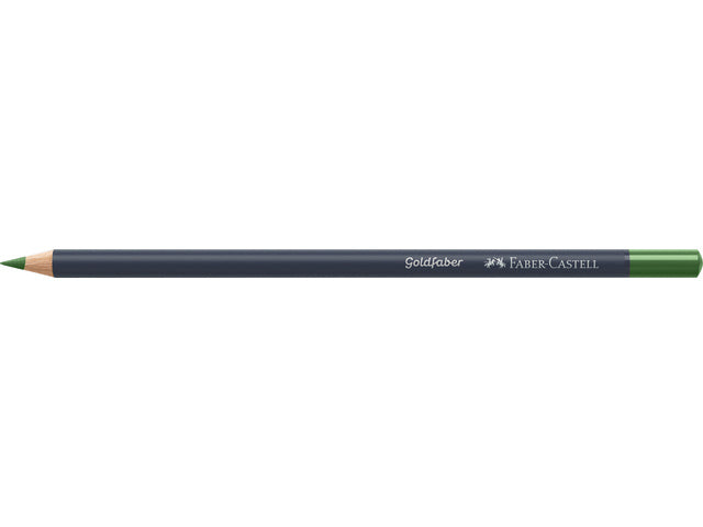 Kleurpotlood Faber-Castell Goldfaber 167 permanent olijfgroen