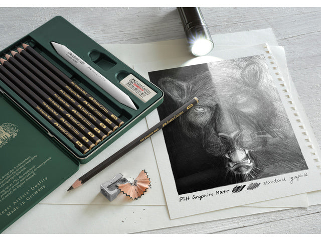 Grafietpotlood Faber-Castell Pitt Mat 10B